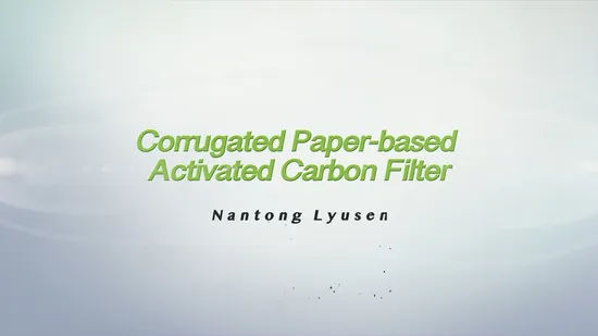 Household Pet Odor Smell Control Corrugated Paper-Based Activated Carbon Filter for Air Purifiers